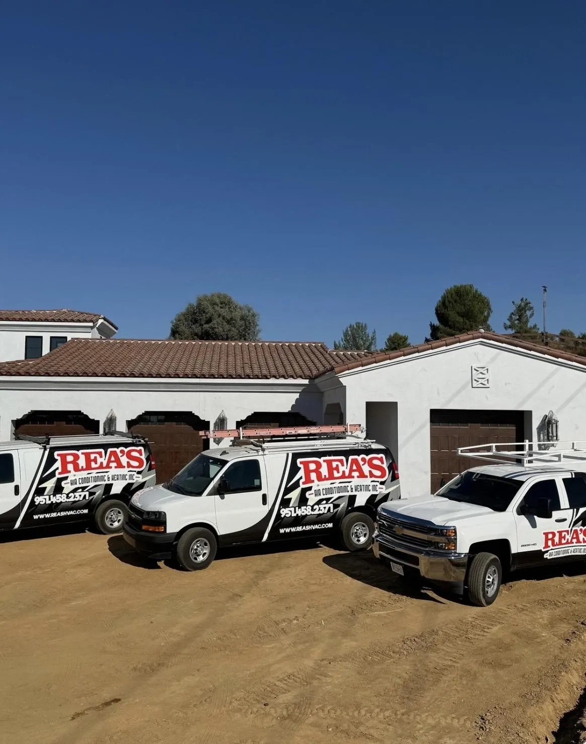 Rea's fleet on site